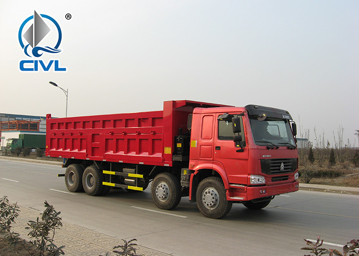 EURO II SINOTRUK Heavy Duty Dump Truck 8X4 DUMP TRUCK 50T 420hp