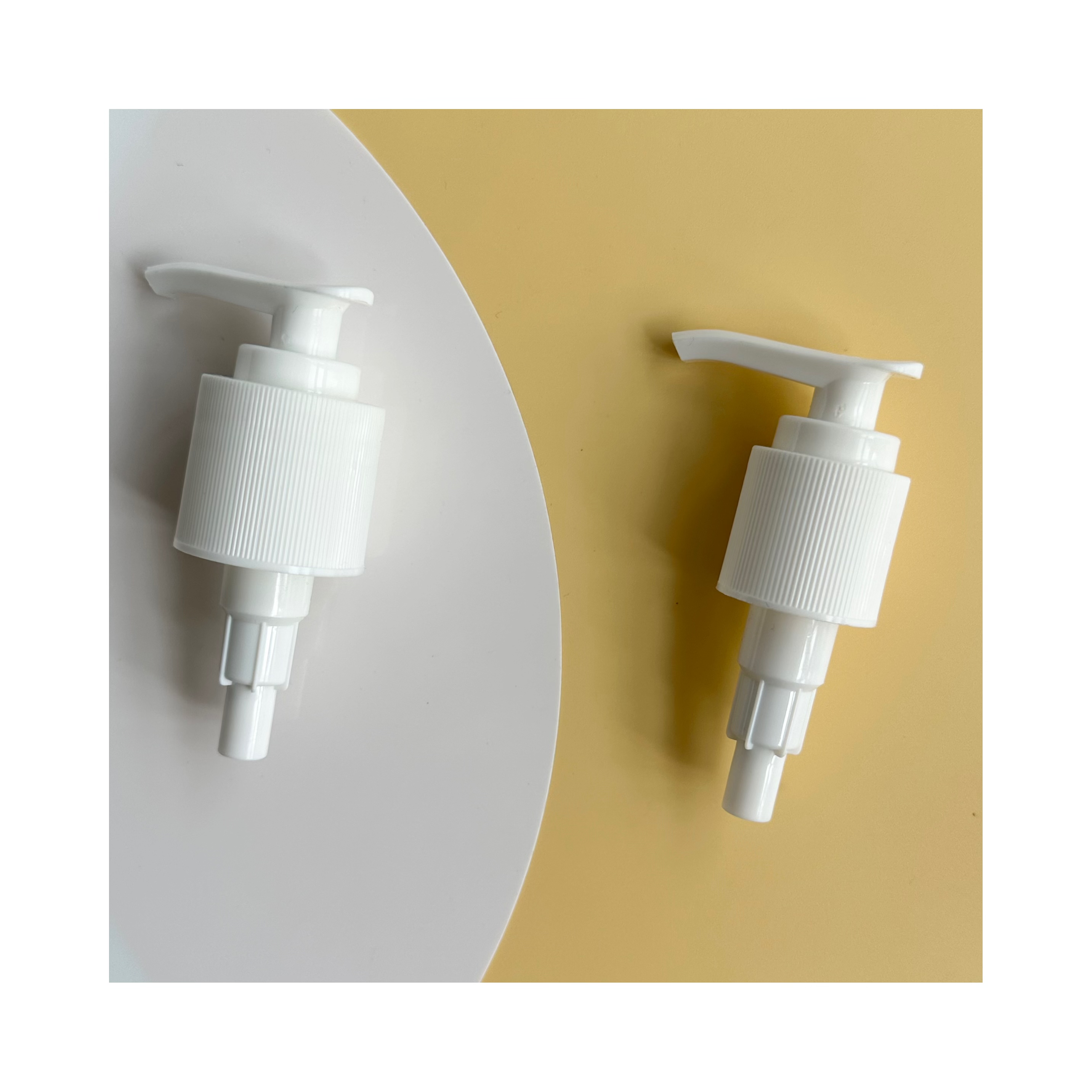 PP Plastic 24mm 28mm Smooth Ribber Aluminium Closure Hand Lotion Pump for Fast Delivery
