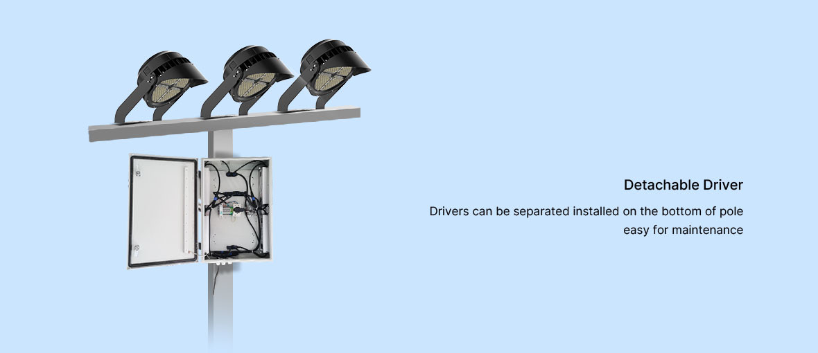 600W Stadium LED Lights 20 degree Beam Angle For Sports Arenas