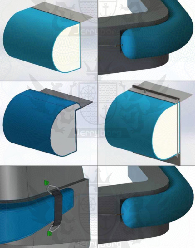 BV CCS Workboat Foam Fender Great Elasticity Marine Polyurethane Fender for Tugboats