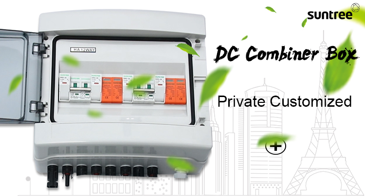 2Input 1Output Waterproof Plastic Electrical Combiner Box