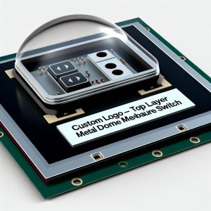 China Custom Logo Top Layer Metal Dome Membrane Switch in Multi-Layer Structure with PVC Overlay Material on sale