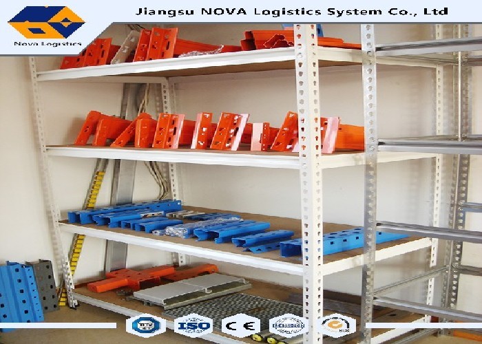ISO14001 Middle Duty Rivet Boltless Shelving With Fully Painted Steel Frame