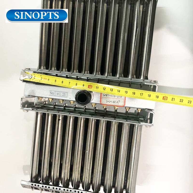 10 Rows Gas Boiler Steam Fire Row Stainless Iron Zinc Plate Burner Tray