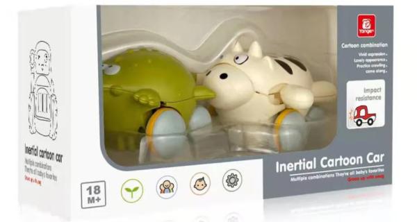 Baby Grab Toys Education Rattle Roll Car Cartoon Children′s Toys Baby Toys