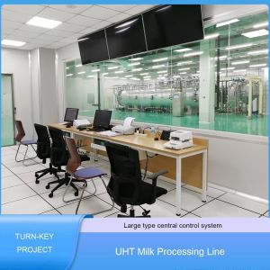 Uht Processed Milk Dairy Plant Equipment For Pasteurization Process Of Milk