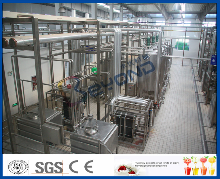 Yogurt \ Ghee \ Ice Cream Production Line Industrial Yogurt Making Machine With Cream Separator