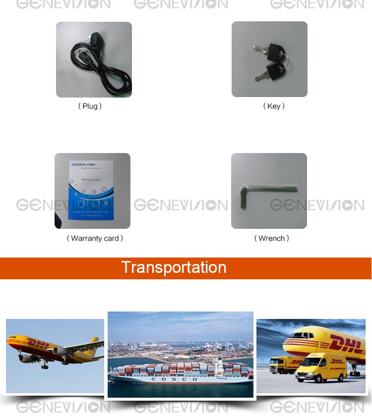 floor standing digital signage LCD ad player advertising and mobile phone charging station