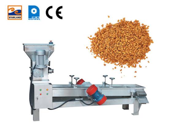 Biscuit Rice Crisp Grinder , Customized Size Stainless Steel High Value-Added
