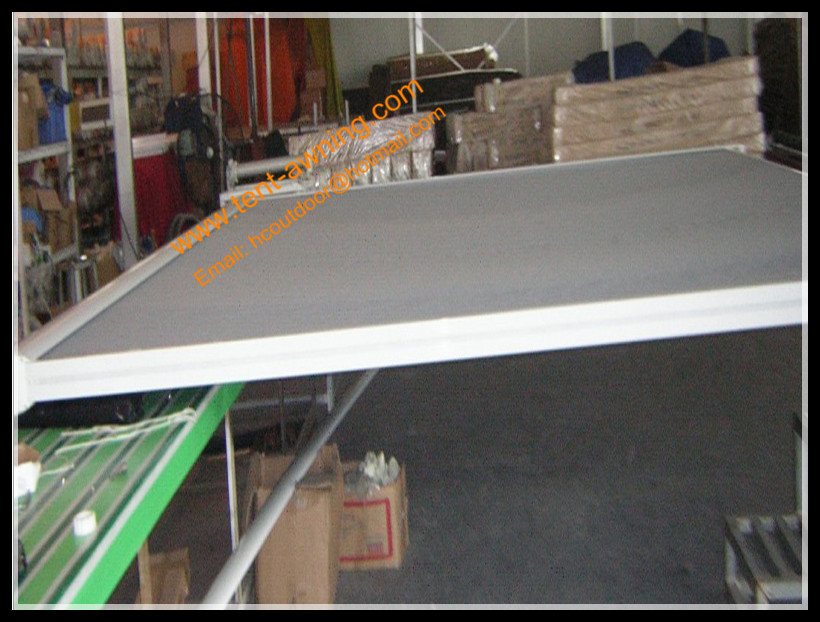 Durable Glass Room Sunshade Aluminum Motorized Romote Control Skylight Awning Conservatory Roof