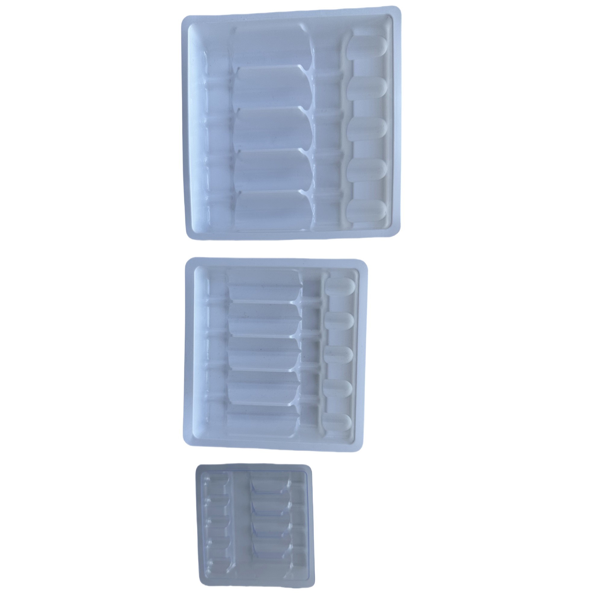 PET10ml packing plastic box ampoule tray custom security key products ampoule tray custom