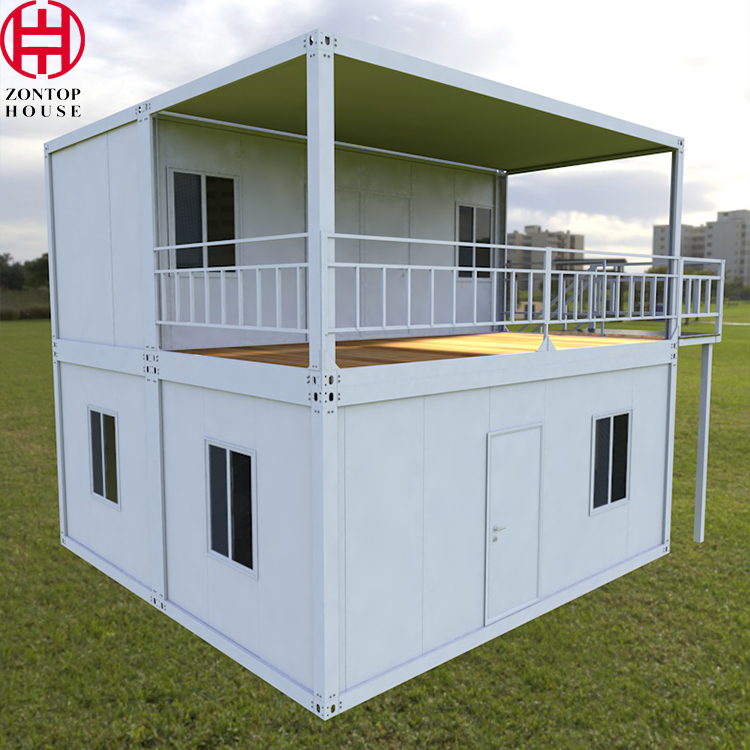 Zontop Modern Hurricane Proof Quick Concrete Cheap Low Cost Light Steel Bolt Container Office Prefab House Home