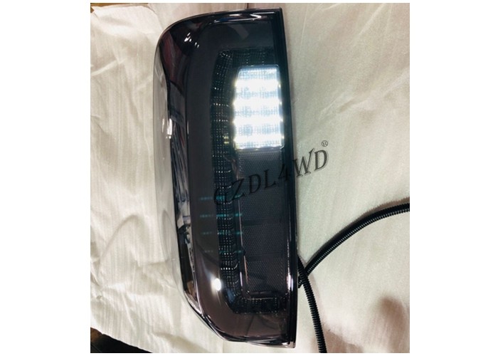 Smoke Black / Red LED 4x4 Driving Lights For Nissan Navara NP300 Auto Parts
