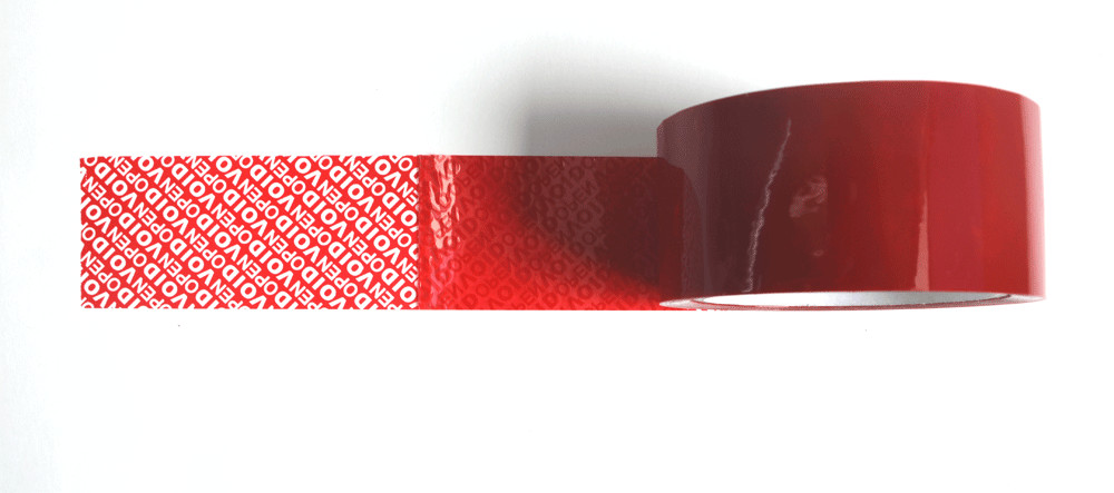 High Residue Tamper Proof Seal Tape / Custom Security Tape With Print Logo
