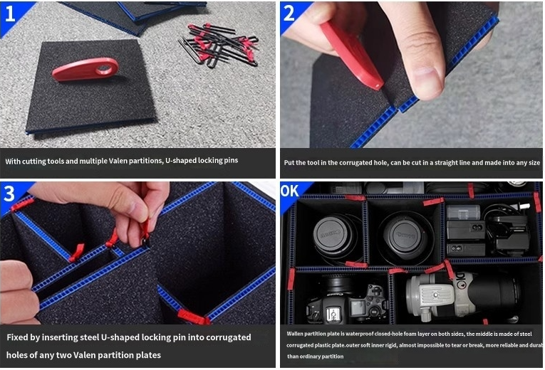 EA2626L Portable Tool Storage Case - Thickened PP Material, Dust Proof