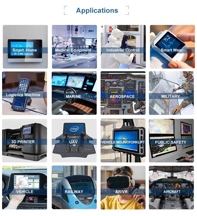 1024x600 TFT Color Display 10.1" High Resolution TFT Display With LVDS Interface 300 Cd/M2