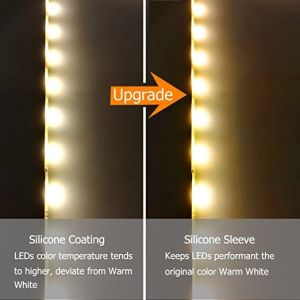 Motion Activated LED Dimmable Strip Lights with PIR Sensor