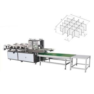 Automatic Partition Board Assembling Machine, Clapboard Assembly Machine, by slotted corrugated cardboard sheets