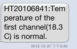 S500 Gsm Based Data Logger , Sms Temperature Alarm With External Sensor