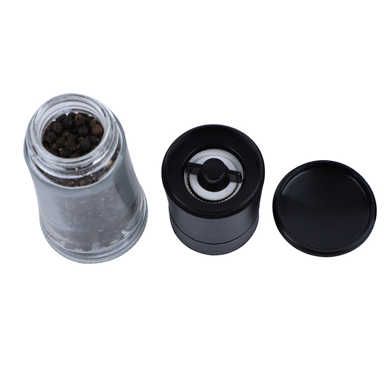 Plastic Jar Manual 220mm 70g 310ml Salt And Pepper Mill