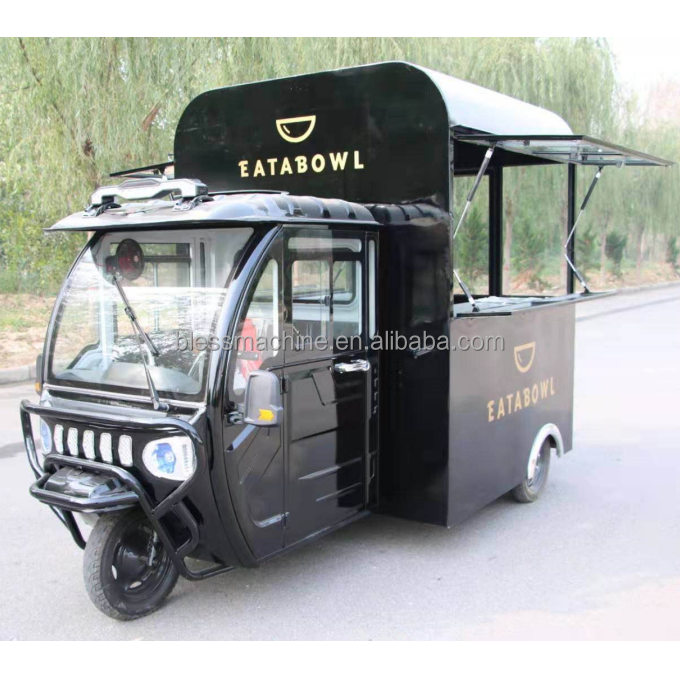 External Power Supply Electric Tricycles for Mobile Food Truck and Drink Business