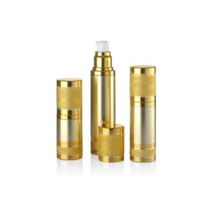 Deluxe Appearance 30ml Airless Pump Bottle With Raw Materials In Round Shape And