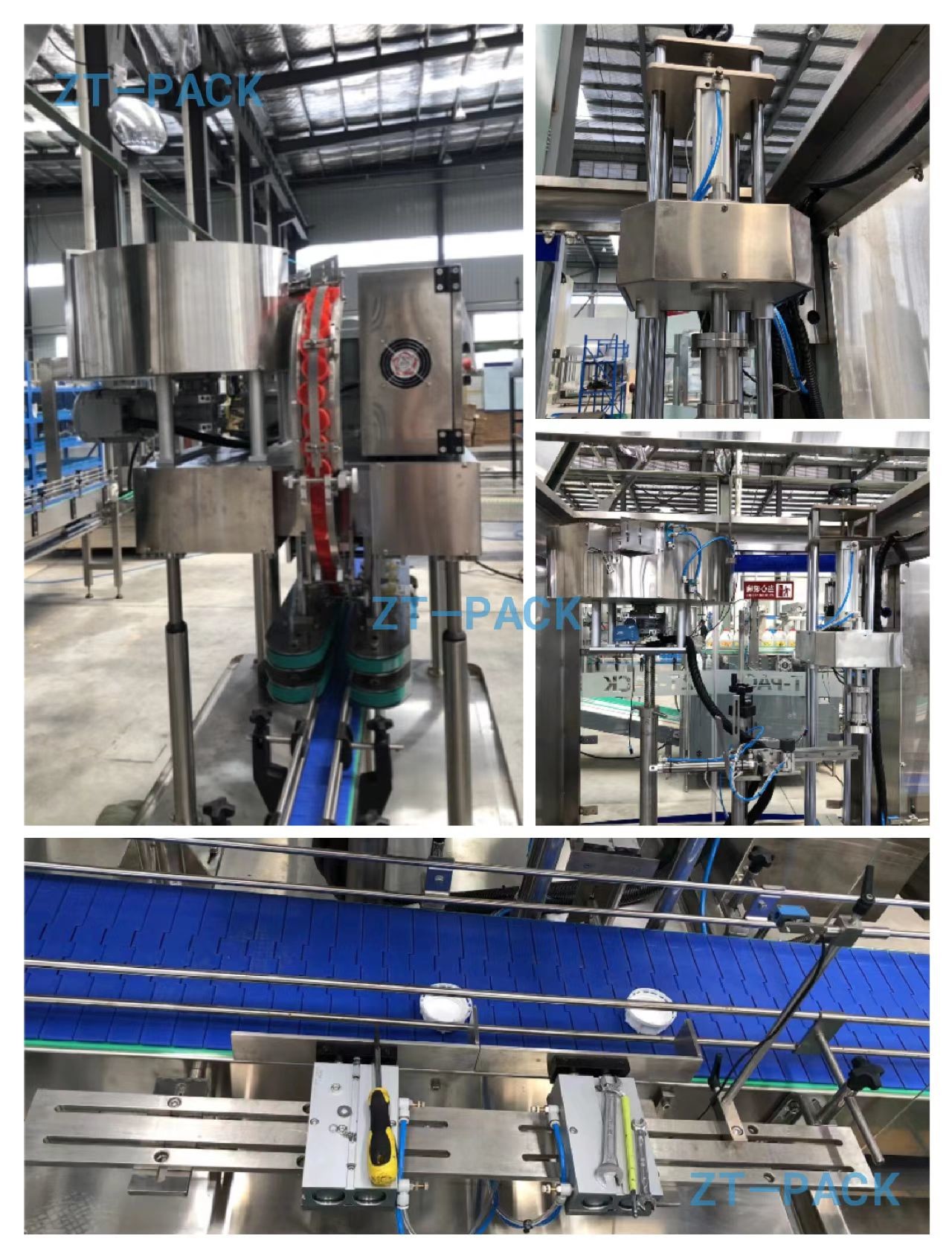 220v 50hz Automatic Bottle Cap Sealing Machine Stainless Steel Cap Retorquer Machine
