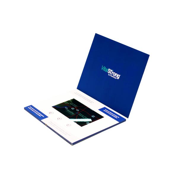 Quality Electronic digital video folder brochure in printing with LCD Screen for sale