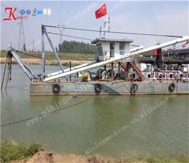 Discharge Distance 2000m Hydraulic Sand Dredger Vessel Mining