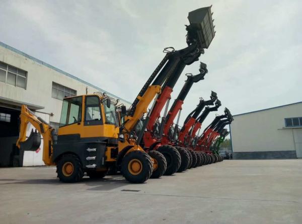 Carregador dianteiro completo da pá do Backhoe hidráulico de 1600KGS WZ25-16