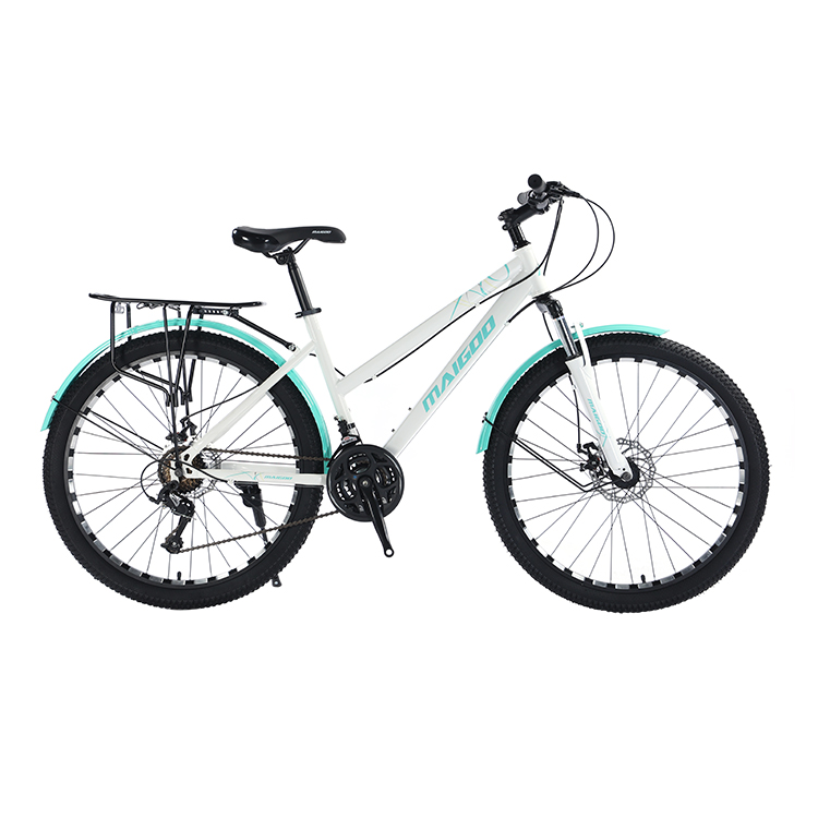 Mechanical Disc Brake 21 Speeds Steel Frame Mountain Road Bike for City Travel Bicycle