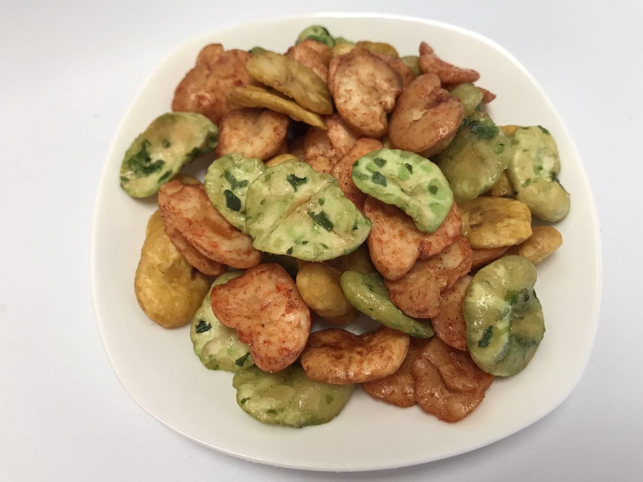 Crispy Honey And Butter Flavor Coated Fried Broad Bean Chips Snacks