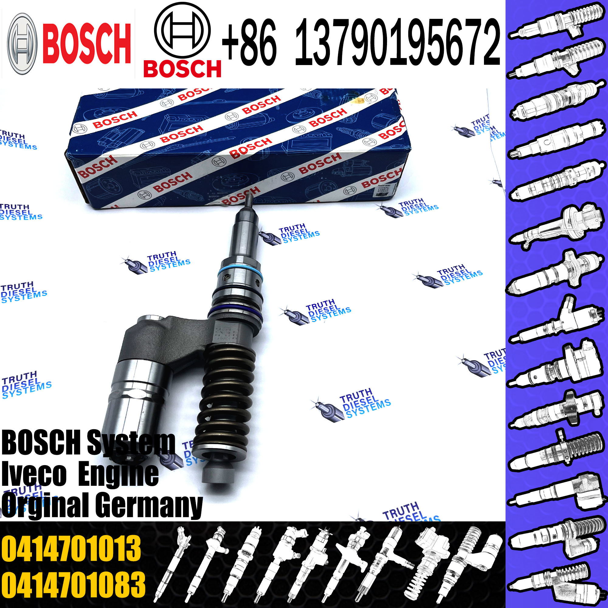 New Electronic Unit Pump 0414701013 0414701052 0414701083 2995480 2998526 5237178 42562791 500331074 Diesel Injector