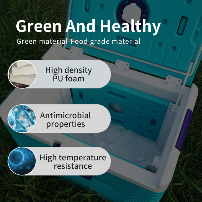 54L Medical Cooler Box for Cold Chain Storage with 48h Cold Retention