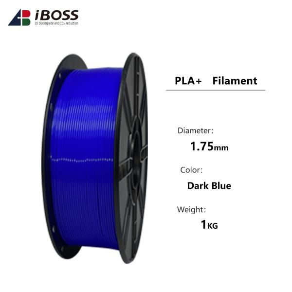 18 Colors Dark Blue PLA Filament Strong Toughness for Desktop 3D Printer