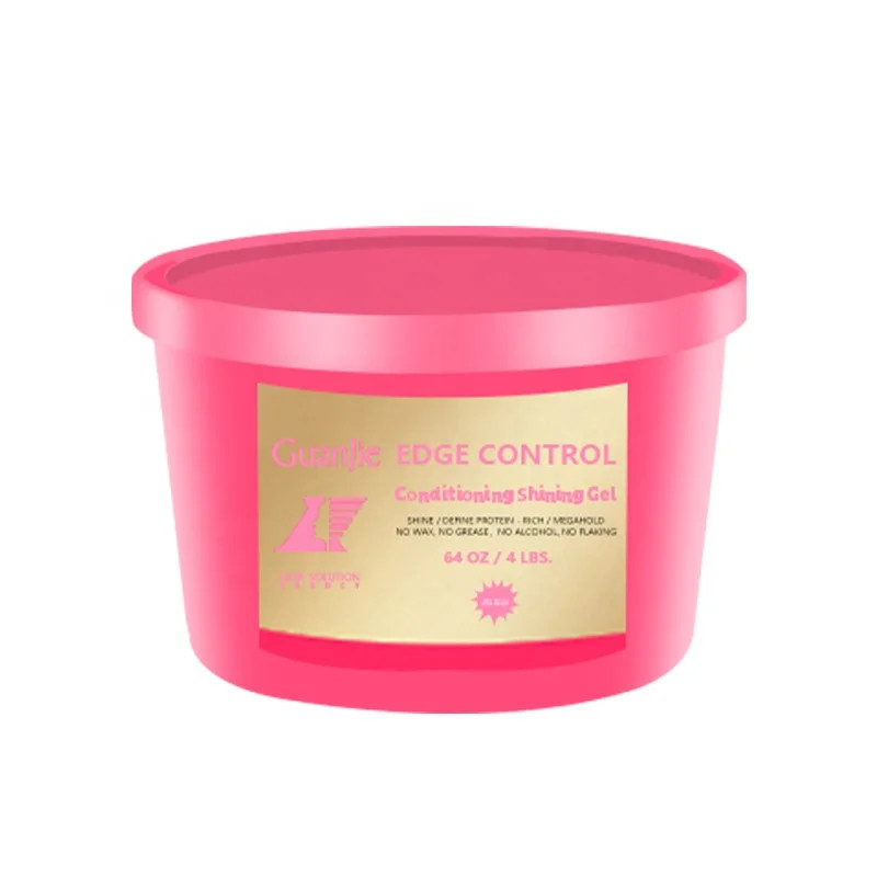 64oz Hair Styling Gel Wax Strong Hold Braid Edge Control Big Size Conditioning Gel For Texturizing Hair Styling