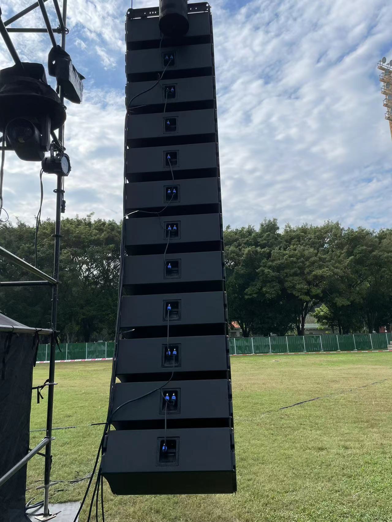 ARE AUDIO dual 12 inch outdoor line array compact and powerful line array speaker for outdoor events