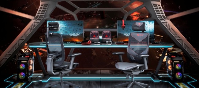 Esports Embroidered GT Gaming Chair Ergonomic Mesh Gaming Chairs