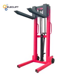 550/690mm Fork Width Manual Electric Stacker Efficient Performance 100kg Net