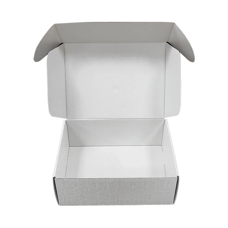Custom Kraft Paper Cardboard Apparel Clothes Packaging Carton Mailing Moving Shipping Corrugated Boxes With Zipper Tear Tape
