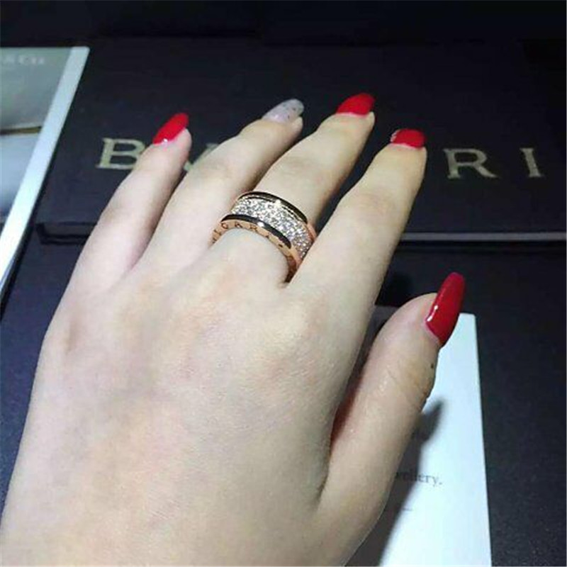 Luxury jewe factory B.zero1 series ring 18k white gold yellow gold rose gold diamond ring
