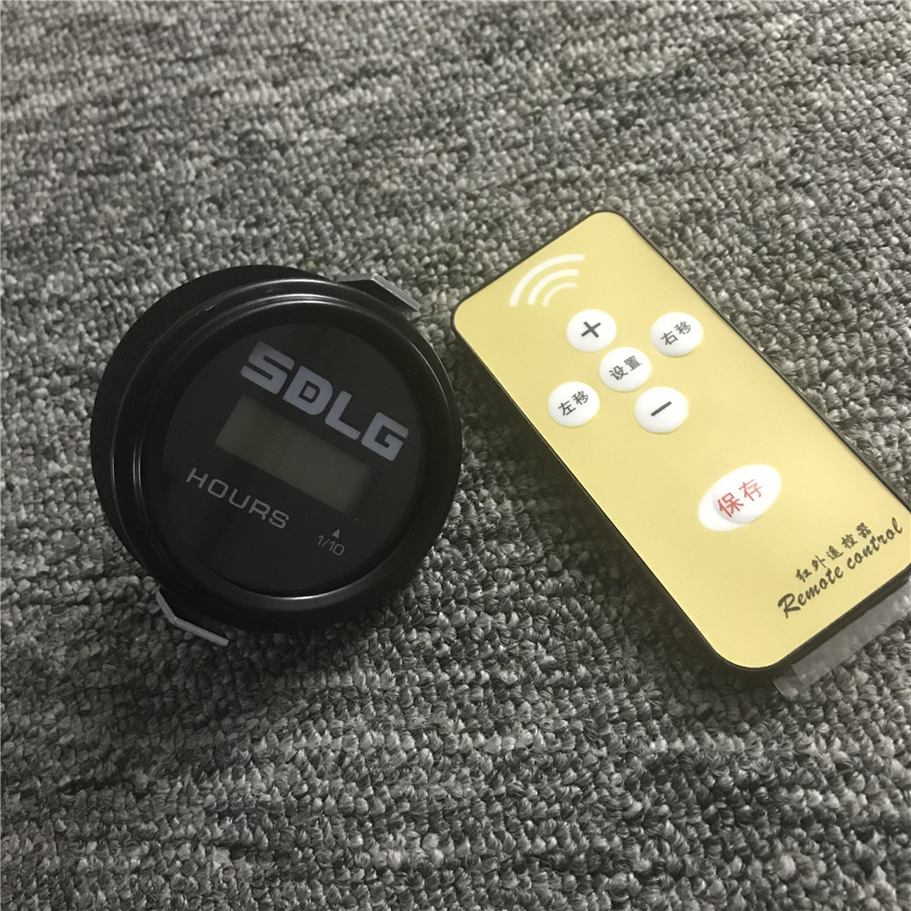 SDLG Excavator Cab Interior Remote Hour Meter For LG660 LG685 / LG6135 LG6225E/LG6330