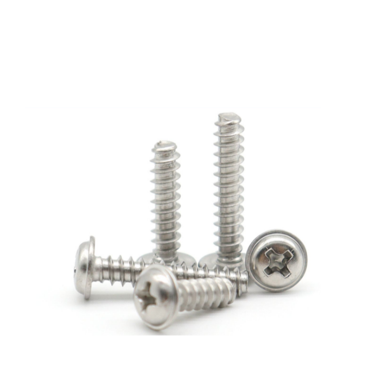 OEM Customized Blue Finish Stainless Steel Self-Tapping Screws for Metal Installation