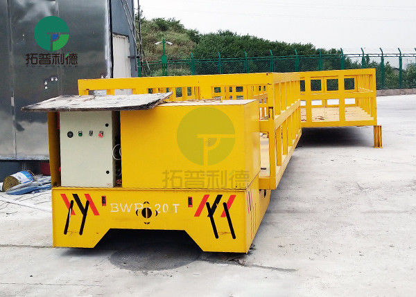 Plant Automatic Transport Die Mold Handling Self-Propelling Flat Trolley On Wheels