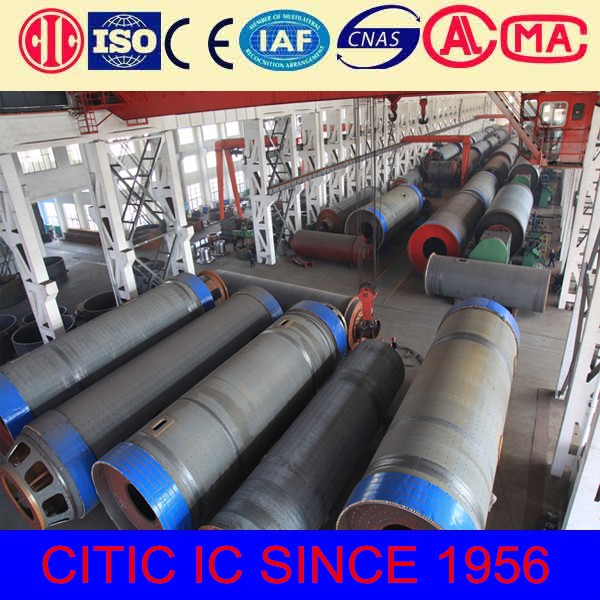 AC Motor Large Capacity Integral Drive Tube Grinding Mill And Cement Ball Mill