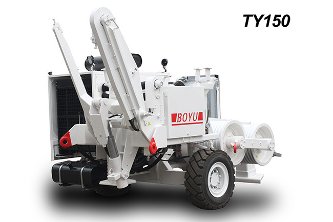 Power Line Stringing Equipment Puller Machine Max Continuous Tractive Speed 5 km/h