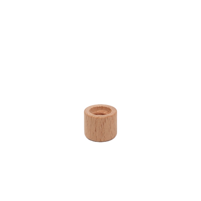 Modern Beech Wood Perfume Bottle Lid Printing Logo Essential Oil Bottle Cap