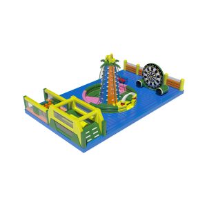 Giant Vibrant Inflatable Amusement Park Adventure nchanting Fun Park Odyssey