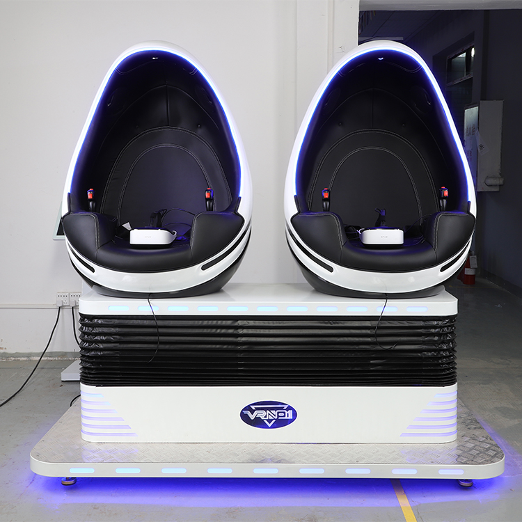 Dreamland indoor entertainment 9d vr cinema chair virtual reality motion simulator 9d vr egg two player