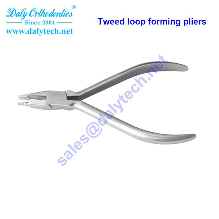 Tweed loop forming pliers of orthodontic products from dental solutions